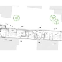 Roof Landscape, Grundriss, Dachgeschoss, 1.DG, Dachaufbau, Wohnbau, Plan