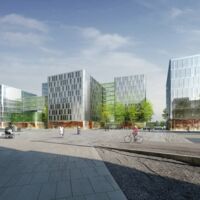 Krieau Viertel Zwei Plus, Campus Office Büro, Ansicht, Rendering